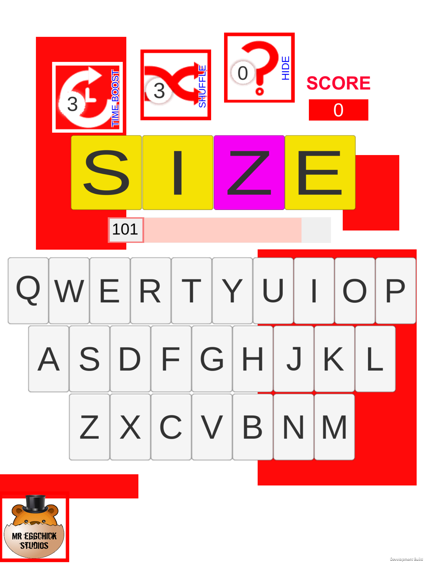 Select the letter Z from the board