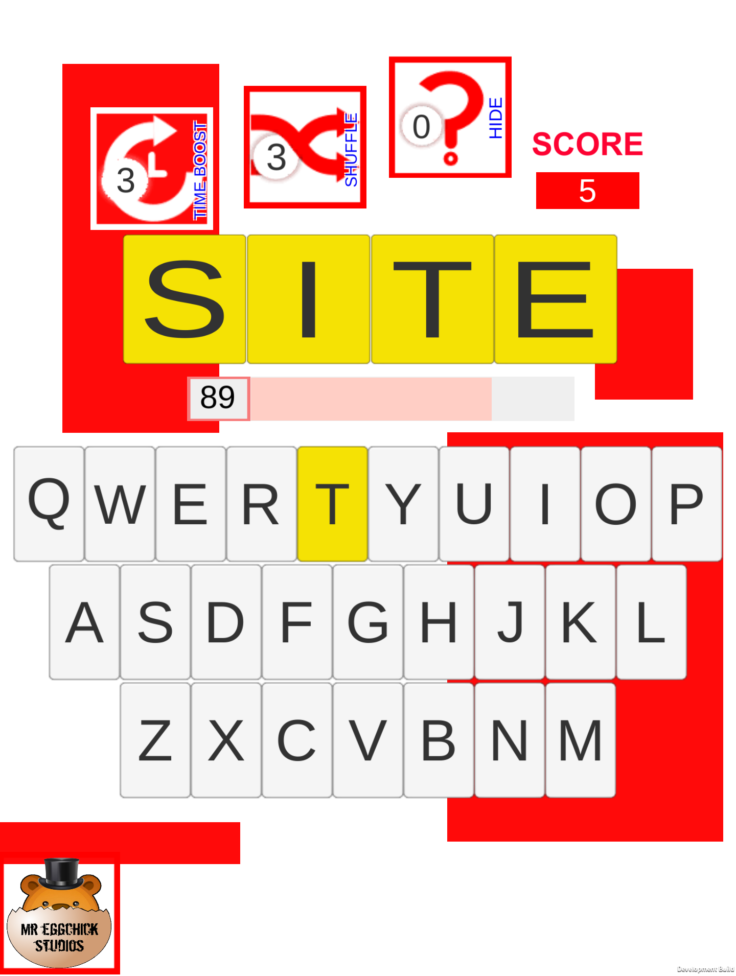 Change the letter from Z to T to make the word SITE